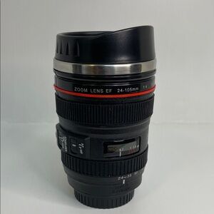Photographer Camera Lens Stainless Steel Coffee Tumbler